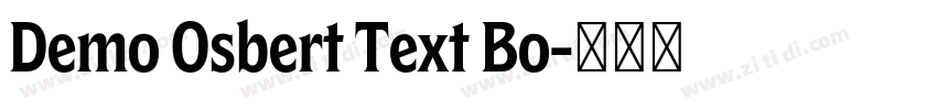Demo Osbert Text Bo字体转换